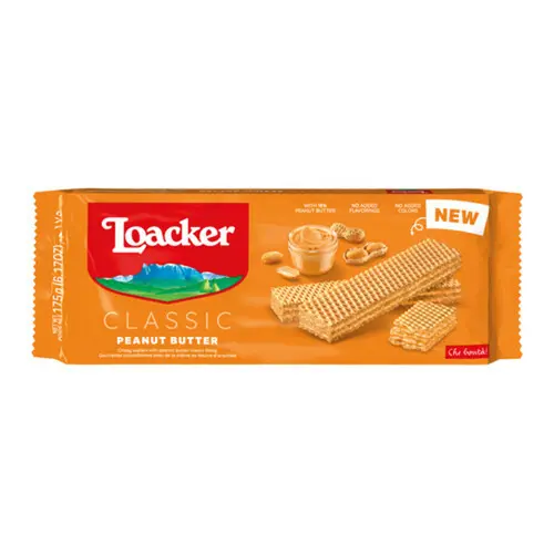 [076580205524] LOACKER PEANUT BUTTER 175G