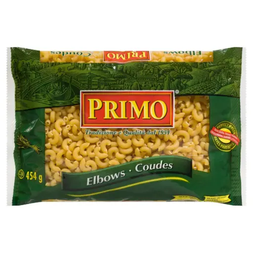 [055900000346] PRIMO ELBOWS 454G