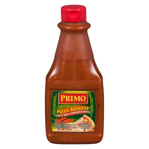 [055900013902] PRIMO HOT & SPICY SAUCE SQUEEZE 375ml