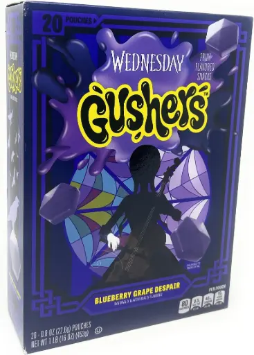 GUSHERS WEDNESDAY BLUEBERRY GRAPE 20CT