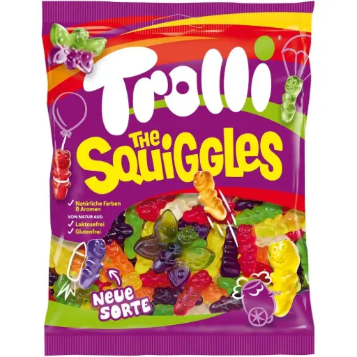 [4000512463658] TROLLI THE SQUIGGLES 150G (GERMANY)