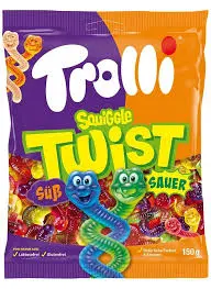 [4000512463665] TROLLI SQUIGGLE TWIST 150G (GERMANY)