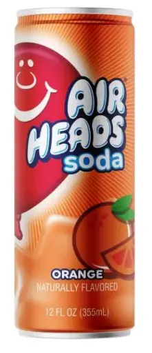 [860013906252] AIRHEADS ORANGE SODA 12OZ/12CT