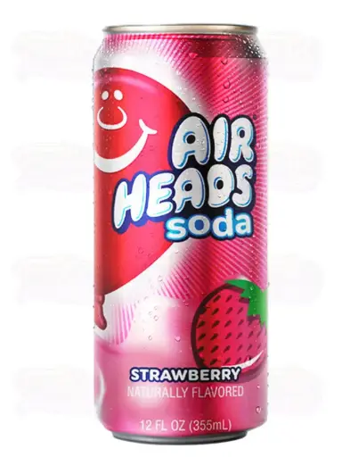[860013906276] AIRHEADS STRAWBERRY SODA 12OZ/12CT