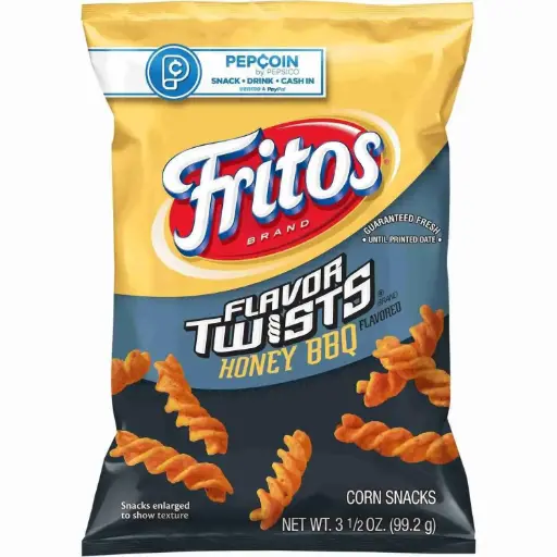 [07842] FRITOS TWISTS HONEY BBQ 340G 