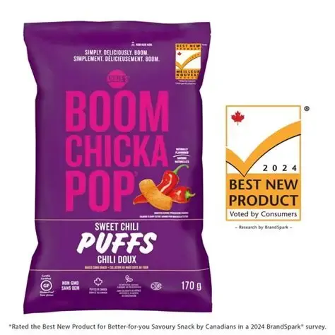 [818780013123] BOOM CHICKA POP SWEET CHILLI PUFF 170G