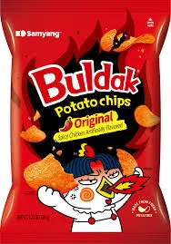 SAMYANG BULDAK ORIGINAL POTATO CHIPS 120G 