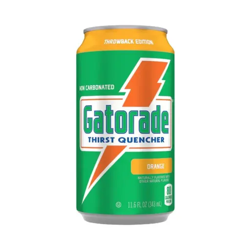 [052000009026] GATORADE ORANGE CANS 343ML/24CT