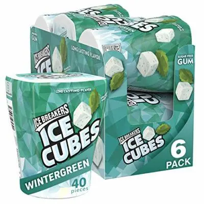[034000702046] ICE BREAKERS ICE CUBES WINTER GREEN TO MINT 6PK