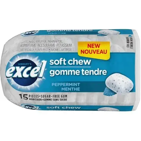 EXCEL PEPPERMINT SOFT CHEW 8PK