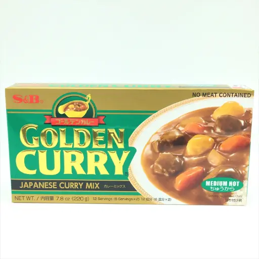 [074880175981] SB GOLDEN CURRY MIX 220G (JAPAN)