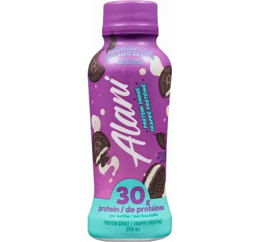 [810030519775] ALANI 30G PROTEIN SHAKE COOKIES & CREAM 355ML/12CT