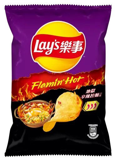 [4710543023188] LAY'S KOREAN SPICY RAMEN 85G (CHINA)