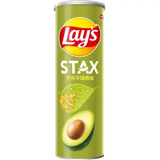 [6924743935990] LAY'S STAX MUSTARD AVACADO 90G (CHINA)