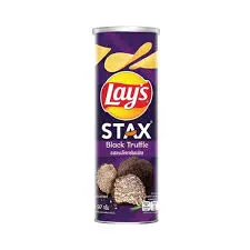 [6924743936010] LAY'S STAX BLACK TRUFFLE 90G (CHINA)