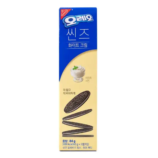 [8801037091113] OREO THINS WHITE CREME 84G (KOREA)