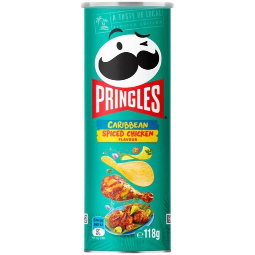 [7861] PRINGLES CARIBBEAN SPICED CHICKEN 100G (KOREA)