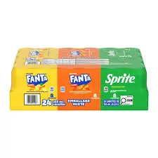 [067000014086] FANTA ORANGE / PINEAPLLE / SPRITE VARIETY 355ML/ 24CT 