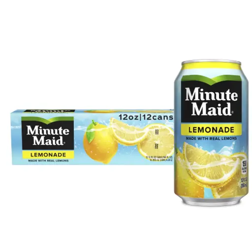 [025000058387] MINUTE MAID LEMONADE 355ML/12CT (US)