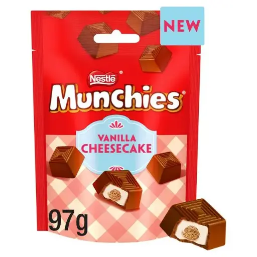 [8445291547322] MUNCHIES VANILLA CHEESECAKE 97G (UK)