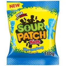 [9989] SOUR PATCH KIDS BLUE RASPB. 130G (UK)