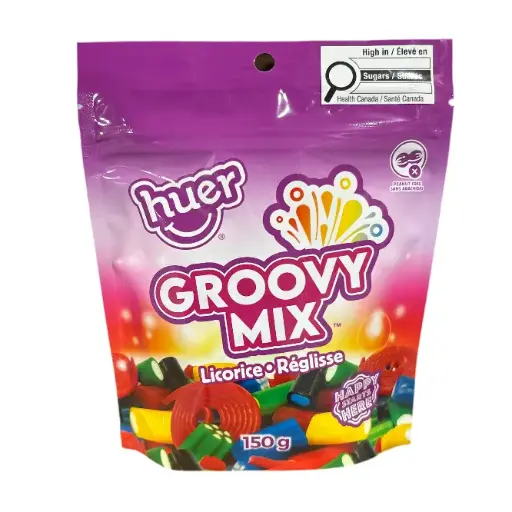 HUER GROOVY MIX LICORICE 150G