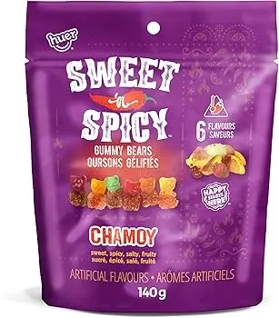 HUER SWEET N SPICY CHAMOY BEARS 140G