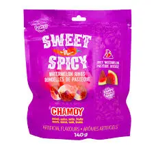HUER SWEET N SPICY WATERMELON RINGS 140G