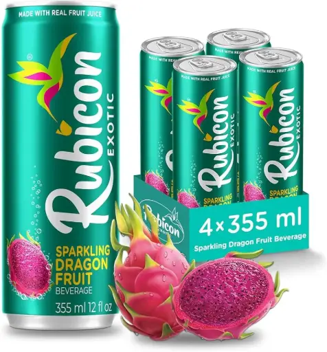 RUBICON EXOTIC SPARKLING DRAGON FRUIT 355ML/4CT