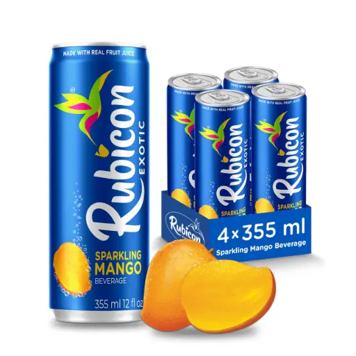 RUBICON EXOTIC SPARKLING MANGO 355ML/4CT