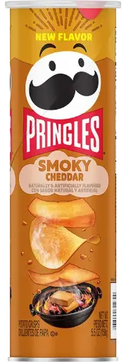 [2694] PRINGLES SMOKY CHEDDAR 158G (US)