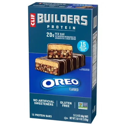 [0382A] CLIF BAR BUILDERS OREO 68G/12CT (US)