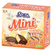 OH YES MINI BANANA MANGO PUFF BISCUIT 192G/12CT