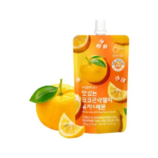 [L12009] INTAKE SUGARLOLO JELLY WITH COCO YUJA & LEMON 150G X10CT