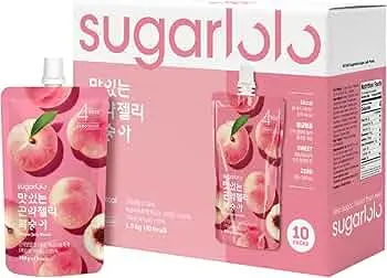 [L12003] INTAKE SUGARLOLO JELLY PEACH 150G X10CT