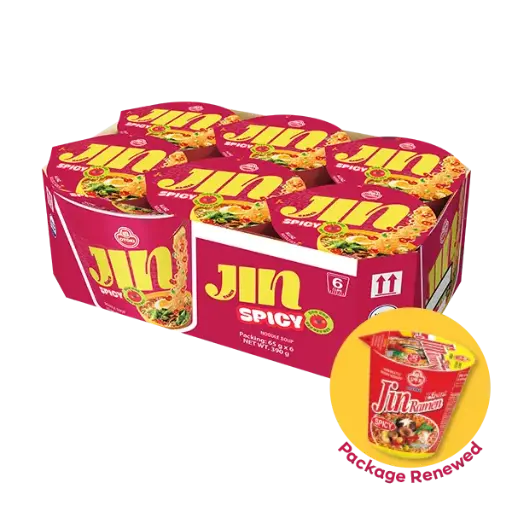 [NO1009A] OTTOGI JIN RAMEN BOWLS SPICY 65G/6PK