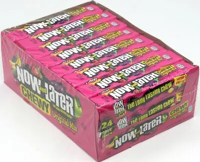 [9017] NOW & LATER CHEWY ORIGINAL MIX BARS 69G/24CT