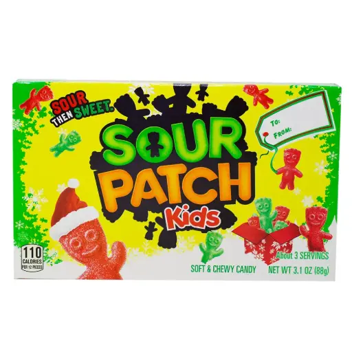 [1326A] SOUR PATCH KIDS RED & GREEN 3.1OZ
