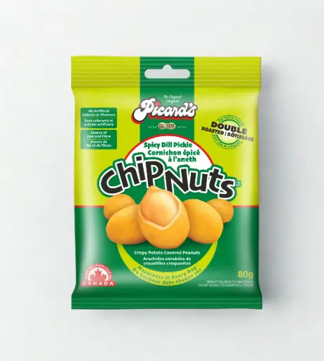 PICARD'S CHIPNUTS SPICY DILL PICKLE 80G