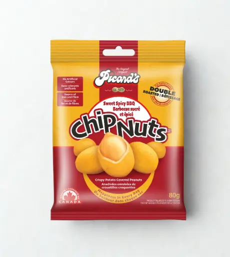 PICARD'S CHIPNUTS SWEET SPICY BBQ 80G