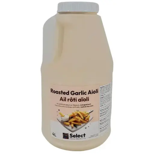 SELECT ROASTED GARLIC AIOLI SAUCE 4L 