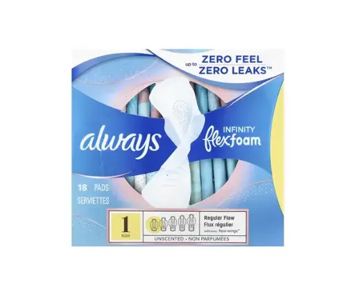 [9491] ALWAYS INFINITY  PADS /18PK 