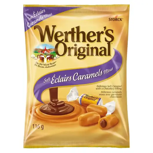 WERTHER'S SOFT ECLAIRS CARAMELS MOUS116G