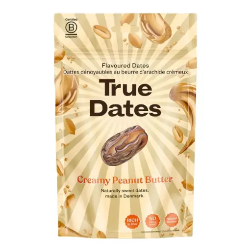 [TD339] TRUE DATES WITH CREAMY PEANUT BUTTER FLVR 100G