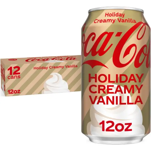 COKE HOLIDAY CREAMY VANILLA 355ML/12CT 