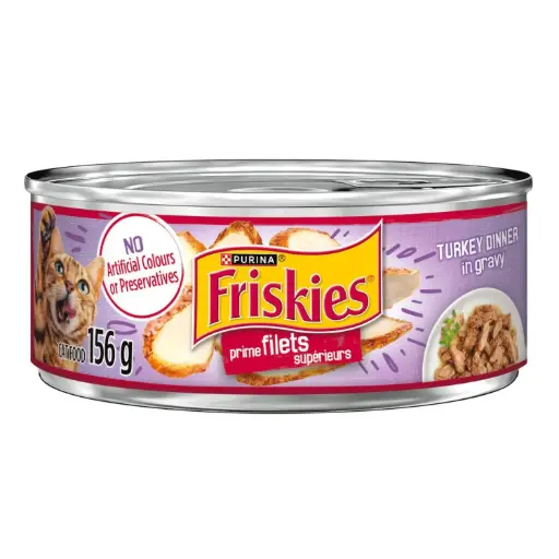 FRISKIES PRIME FILETS TURKEY 156G  