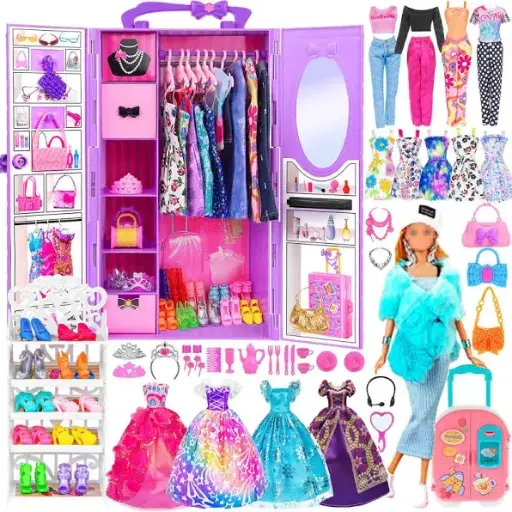 [092C] CHARM GIRL DOLL SET W/ ACCESSORIES  