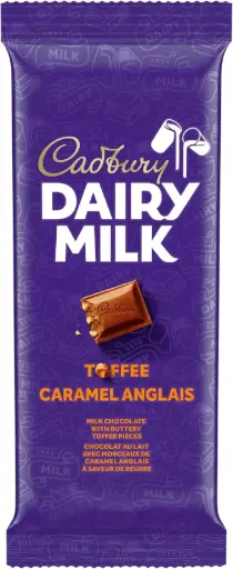 CADBURY DAIRY MILK TOFFEE CARAMEL 90G  
