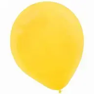 [FP19709] LATEX BALLOONS YELLOW /15PK  