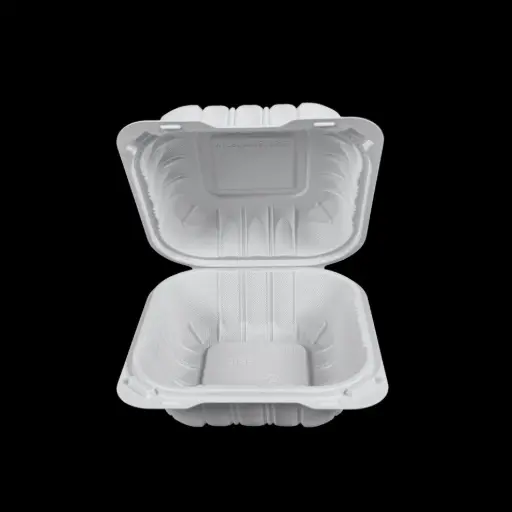 [ZP-66-1C] MFPP WHITE HINGED 6"X6" 250CT 